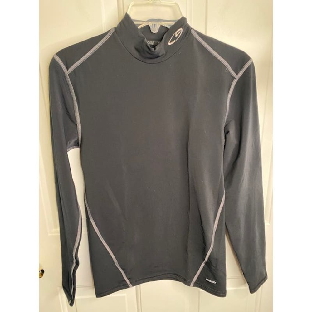 Champion Duo Dry Fitted Athletic Long Sleeve Shirt Size Small